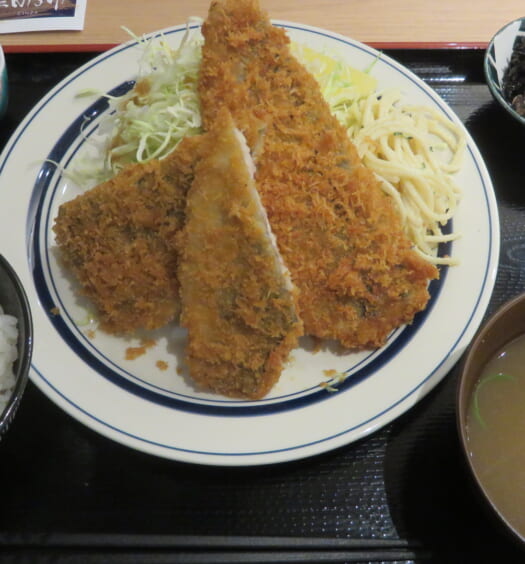 大塚商店　アジフライ定食