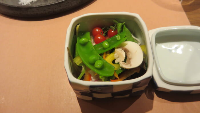 鉄板焼 炎　サラダ