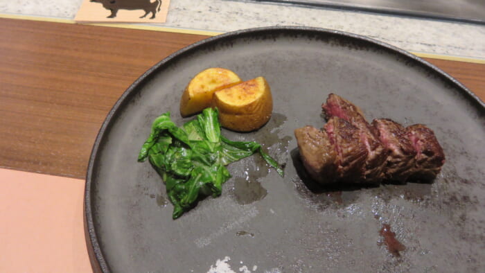 鉄板焼 炎　ステーキ