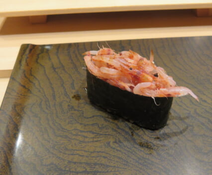 鮨 銀座おのでら 登龍門　さくらえび