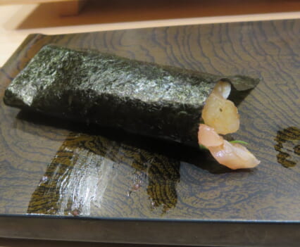 鮨 銀座おのでら 登龍門　海鮮手巻き