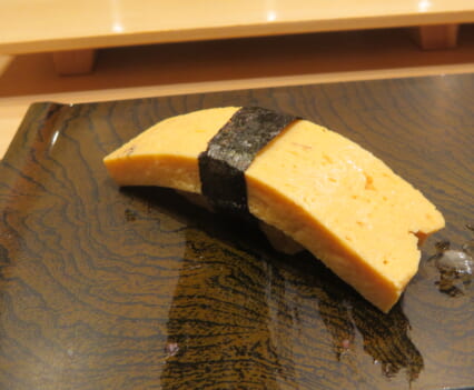 鮨 銀座おのでら 登龍門　たまご