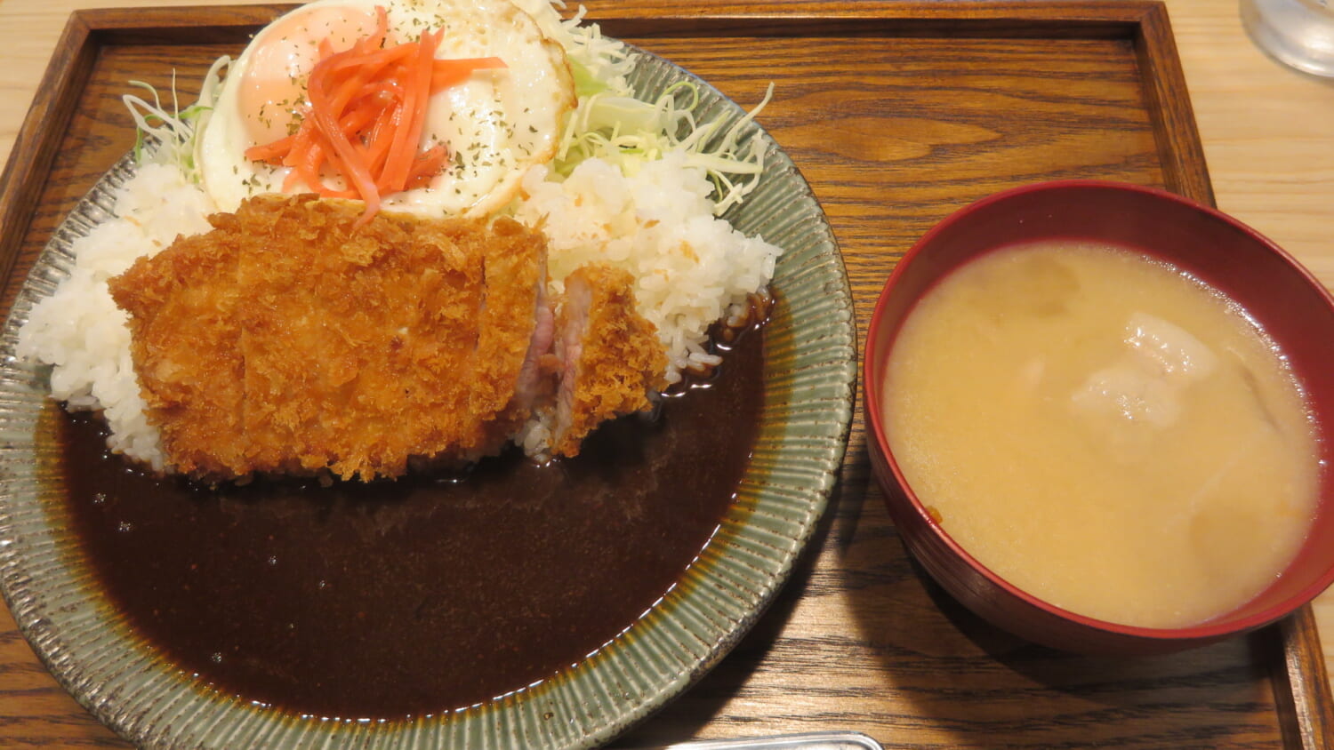 とんかつ檍 東銀座店　ロースカツカレー
