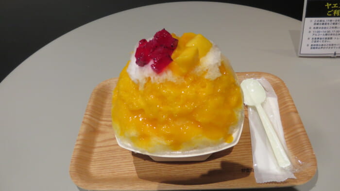 かき氷コレクション・バトン クラフトカフェ トロピカルマンゴー