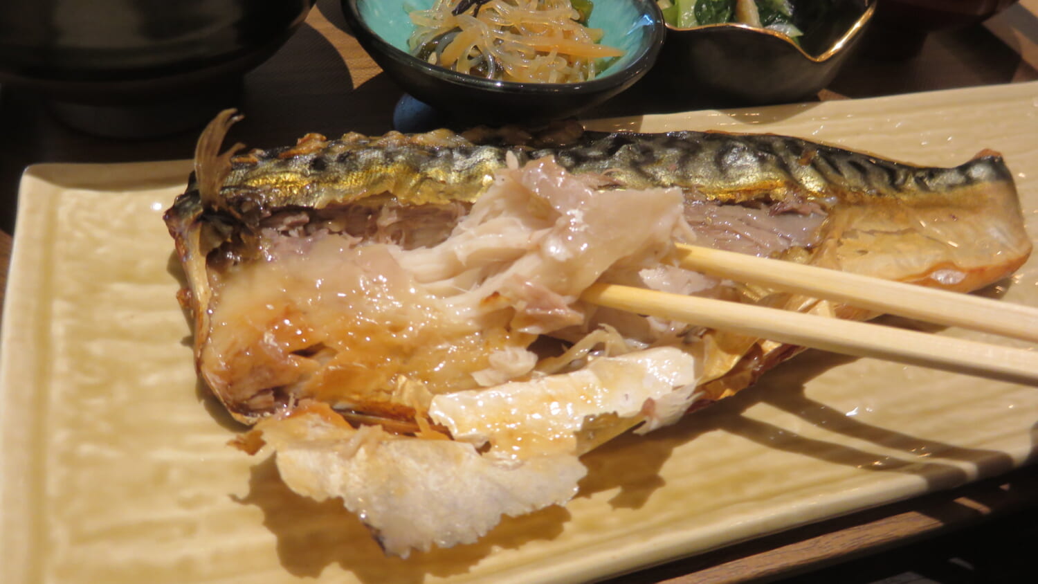 嵐山茶寮　焼き鯖定食