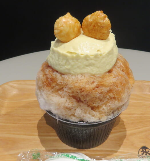 かき氷コレクション・バトン 茶屋花冠本店 金蜜芋アールグレイ