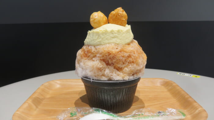 かき氷コレクション・バトン 茶屋花冠本店 金蜜芋アールグレイ