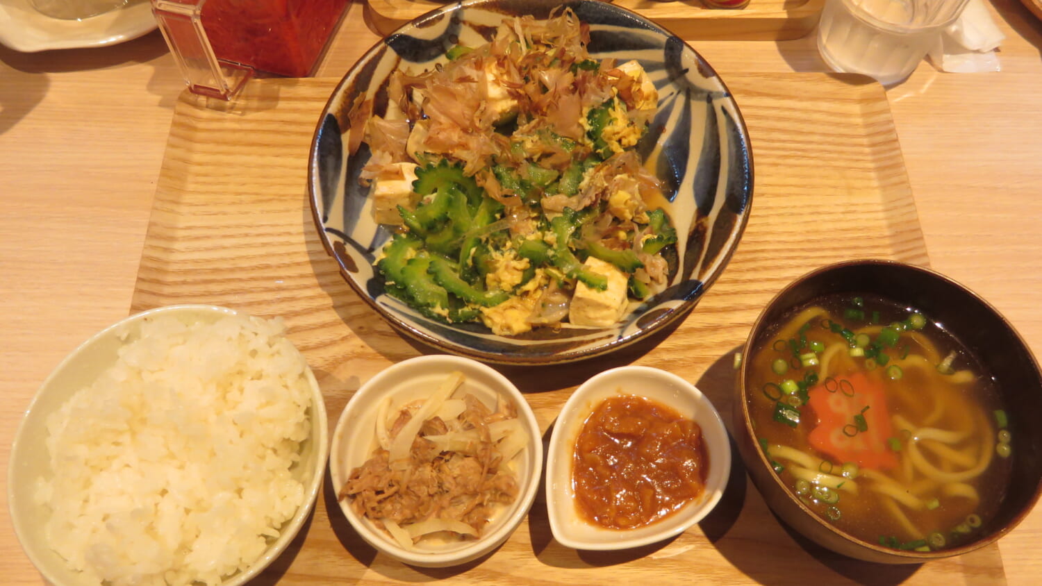 島んちゅキッチン あぐー豚のゴーヤちゃんぷる定食