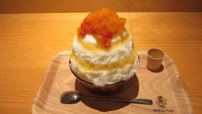 かき氷コレクションGINZA＠松屋　かしや あんず杏仁