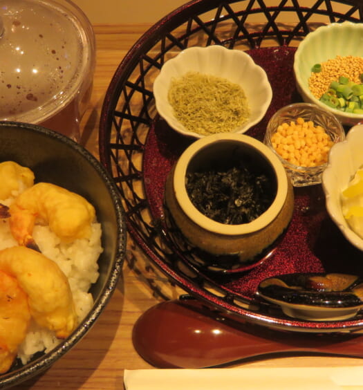 抹茶堂栞　海老天 茶漬け