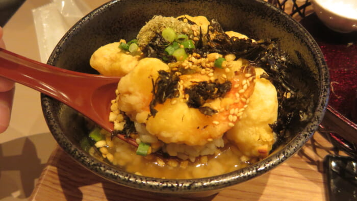 抹茶堂栞 海老天 茶漬け