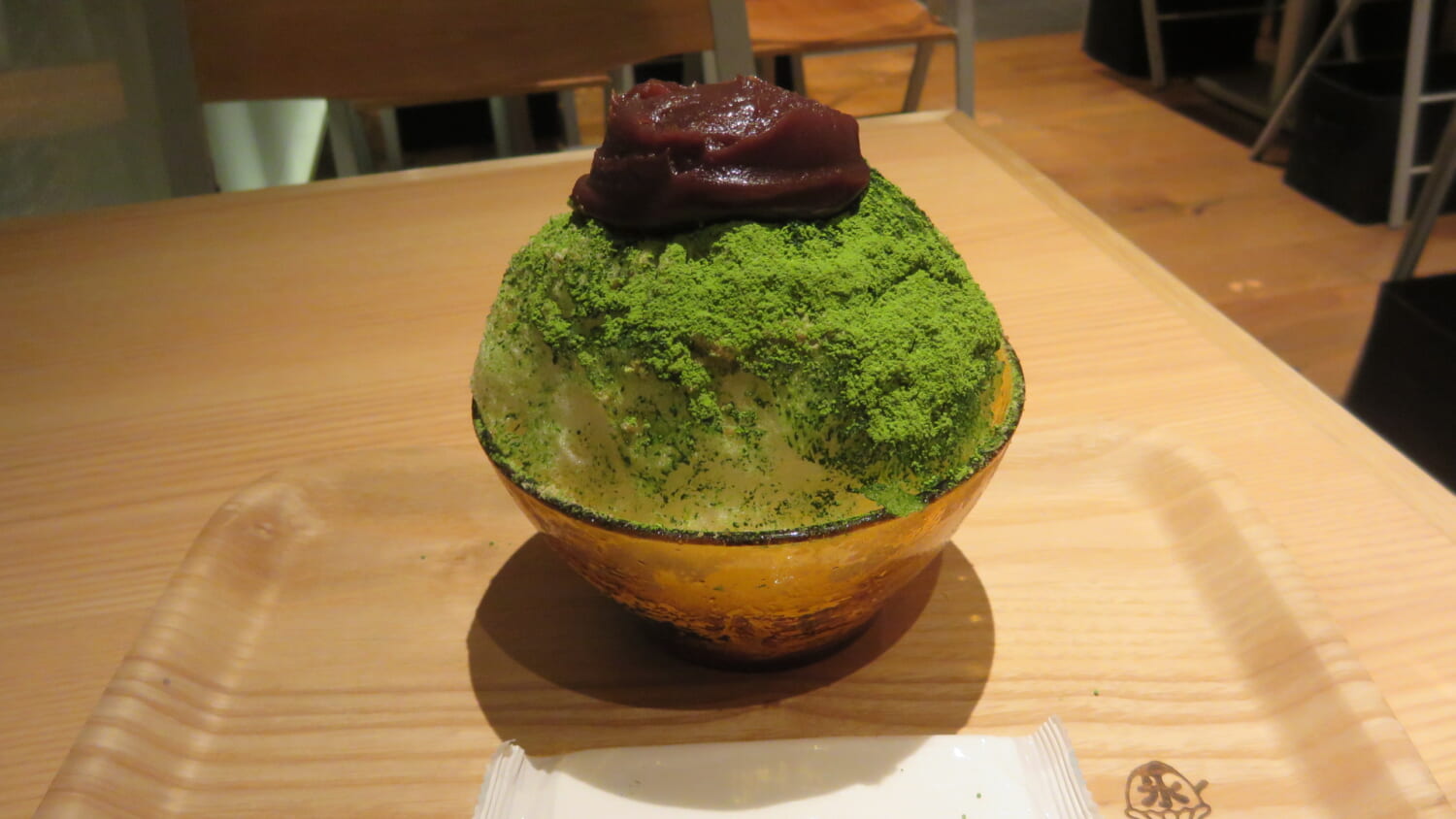 かき氷コレクションGINZA＠松屋　茶屋花冠 宇治金時の御氷