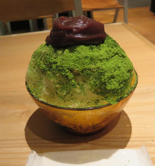 かき氷コレクションGINZA@松屋 茶屋花冠 宇治金時の御氷