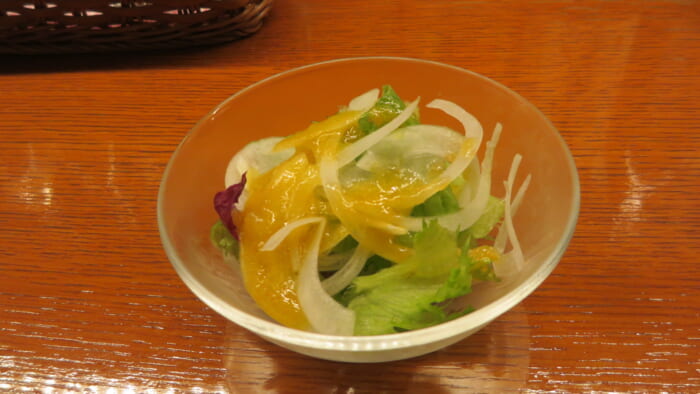 銀座　てらやま　サラダ