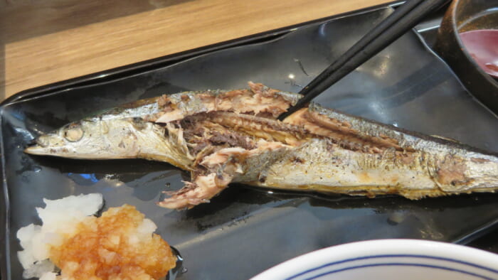 吉野屋 東銀座店 牛さんま定食